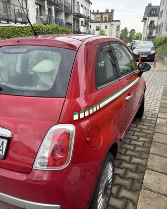 Fiat 500 cena 11900 przebieg: 103000, rok produkcji 2008 z Kraków małe 22